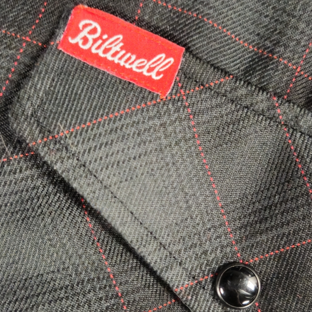 Biltwell x Dixxon Flannel Co. Men's Longsleeve Red Black 5XL